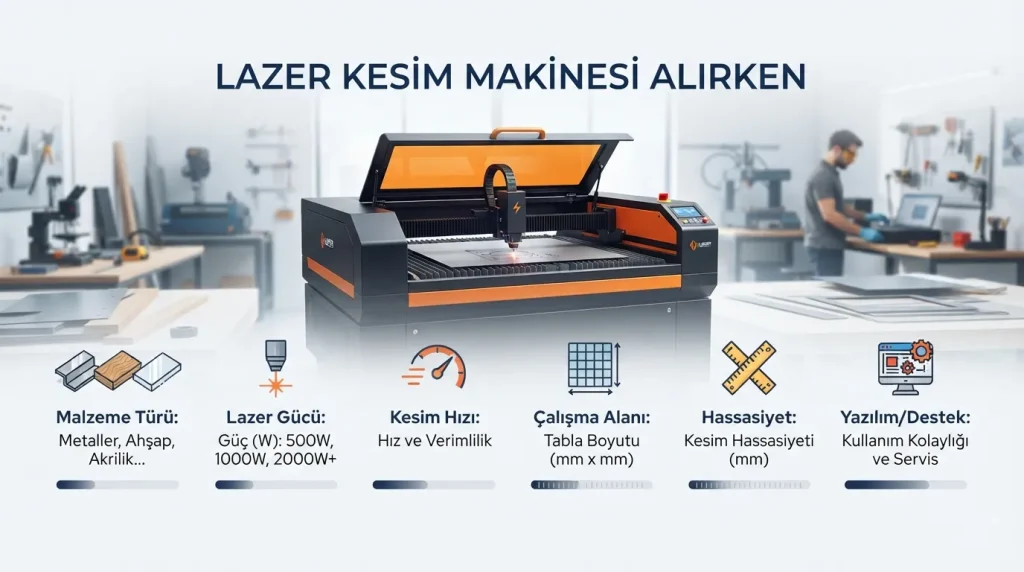 Lazer Kesim Makinesi Alırken
