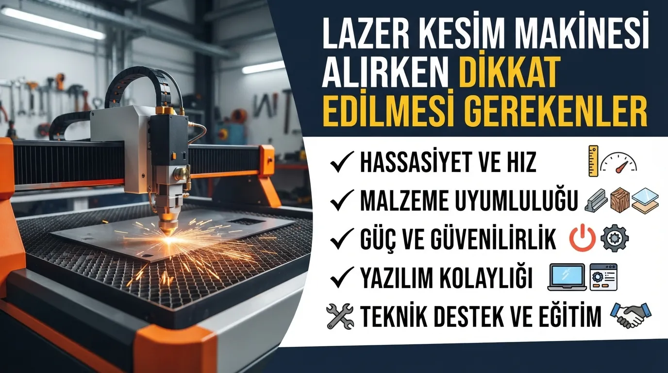 Lazer Kesim Makinesi Alırken Dikkat Edilmesi Gereken 7 Kritik Kriter